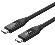 UNITEK Kabel USB-C 4.0 PD 100W 40 Gbps 8K 0,8m C14100BK-0.8M - 718512 - zdjęcie 2